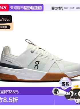 自营欧洲直邮On昂跑 THE ROGER系列白色/曜石黑再生聚酯纤维缓震