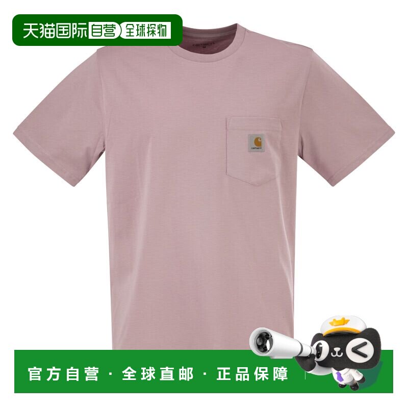 1h可退 香港直邮Carhartt 卡哈特 女士 棉质口袋T恤 I0304342P8XX