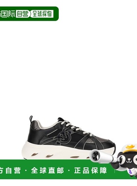 1h可退 香港直邮Pinko 品高 女士 粉色运动鞋 SS0127E036ZZ0BLACK