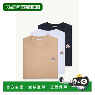 恤 欧洲直邮MONCLER 短袖 徽标棉质 件装 盟可露