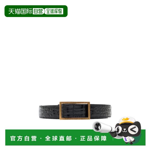 Emporio Armani 仿鳄鱼皮腰带 EM003688AF22174 【付后1h可退】