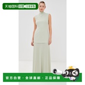 香港直邮Jil 女士 Sander 1h可退 吉尔 桑达 无袖 高领连衣裙长裙