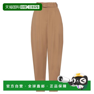 香港直邮JOSEPH 约瑟夫 女士 休闲长裤 BROWN 棕色时尚舒适休闲裤