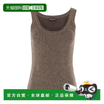 1h可退 香港直邮Tom Ford “Tom Ford” 针织背心 TSK372YAX876