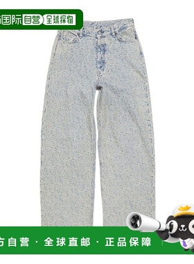 香港直邮Acne Studios 字母组合牛仔长裤直筒裤牛仔裤 A00433