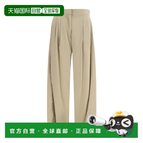 香港直邮The Row 腰带环休闲裤阔腿裤西装裤 10831W4403
