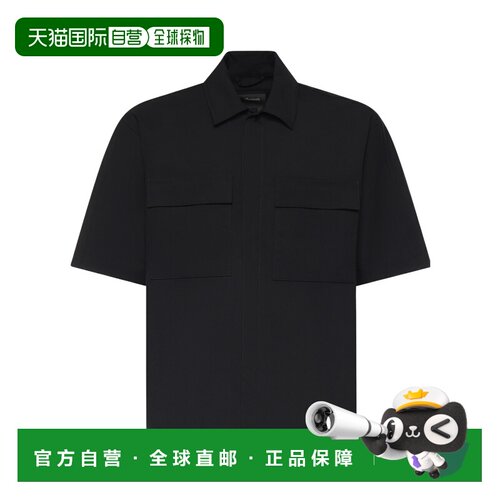 香港直邮HERNO 男士衬衫 CM00014UL128479300 AW2026 黑色 短袖衬