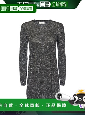 1h可退 香港直邮Saint Laurent 圣罗兰 女士 长袖连衣裙 569250YA