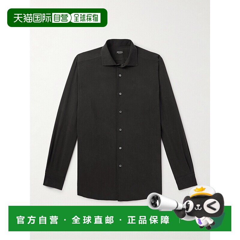 香港直邮Zegna 杰尼亚 男士 长袖衬衫 UEX42A8SLF5