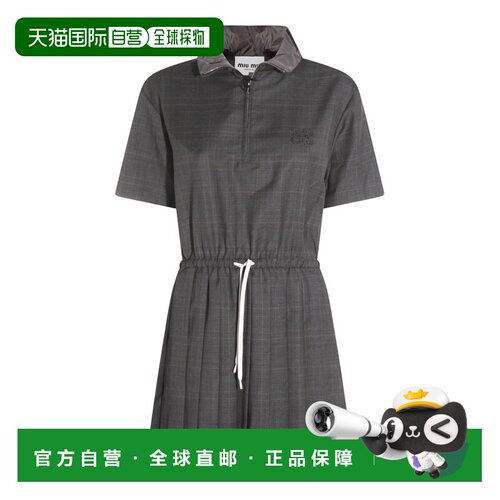 1h可退 香港直邮MIU MIU 女士连衣裙 MF5994SOOO175YF0480 AW2025