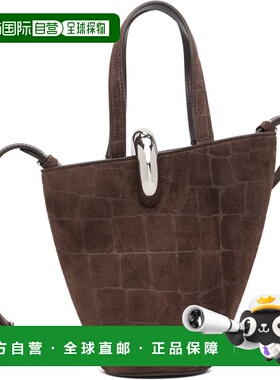 1h可退 香港直邮Jacquemus 女士 棕色 The small Bambola 托特包