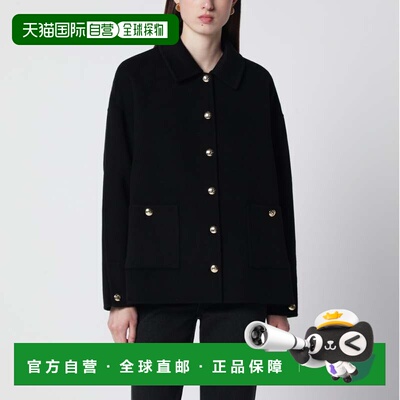 1h可退 香港直邮ANINE BING 女士 黑色羊毛羊绒夹克 A0110442WO