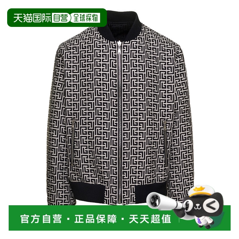 香港直邮Balmain 双面图案夹克 BH1TF064MB67拉链长袖