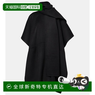 004162 香港直邮TOTÊME 女士 Double 围巾领羊毛大衣
