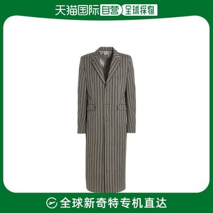 VL14CO440PPYJAMASTRIPESGray 香港直邮Vtmnts V领风衣