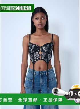 1h可退 香港直邮SAVAGE X DIESEL 女士 网眼紧身胸衣文胸 A156150