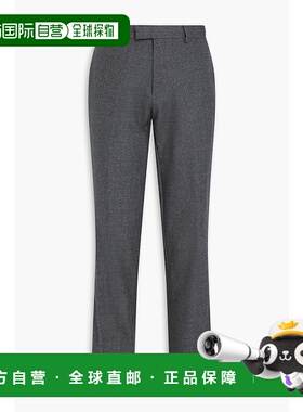 1h可退 香港直邮Sandro 男士 羊毛法兰绒长裤 SHPPA01451GREY男装