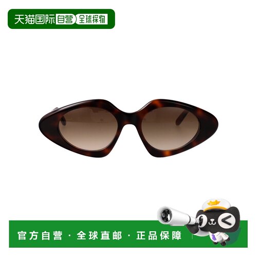 1h可退 香港直邮LOEWE 女士眼镜 LW40185I52F CO 棕色 全框太阳镜