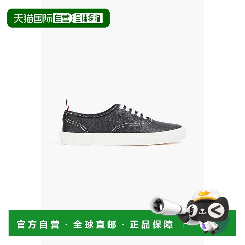 1h可退 香港直邮Thom Browne 汤姆 布朗 女士 经典鹅卵石纹皮质运