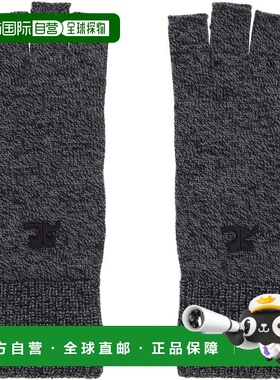 1h可退 香港直邮Courreges 女士 灰色 AC Wool 手套 325MGT031FI0