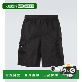 Nylon 泳裤 香港直邮Prada 舒适时尚 男士 black黑色 普拉达