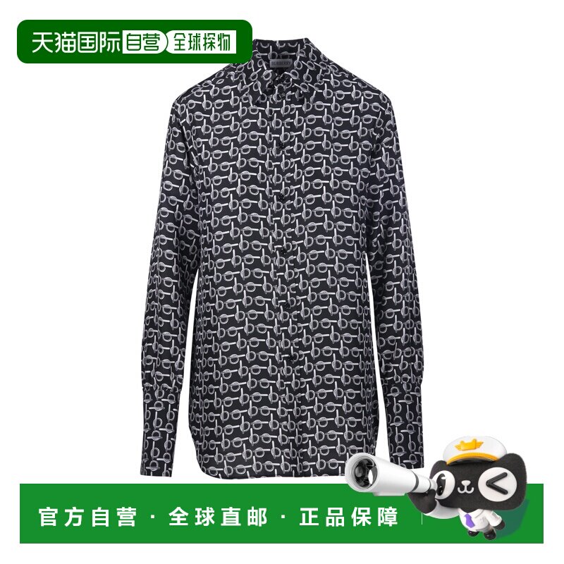 1h可退 香港直邮BURBERRY 女士衬衫 8090732B9593 SS2024 黑色 Bu