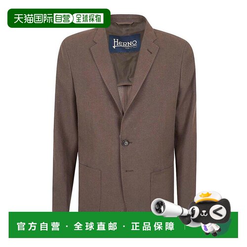 香港直邮HERNO 男士夹克 GA000207U171478800 SS2026 棕色 Brown