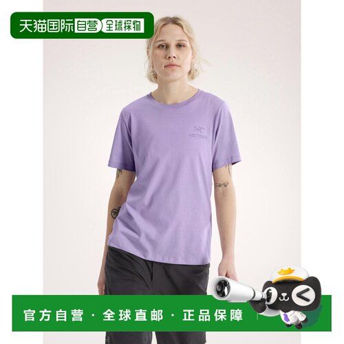 自营1h可退 欧洲直邮Arcteryx始祖鸟 Kragg SL Emblem女士棉质圆T