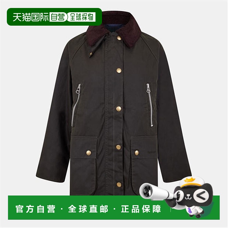 1h可退 香港直邮barbour 巴伯尔 女士 B.Li Ld99 蜡夹克