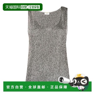606943Y3A60 金属质感吊带背心 香港直邮Saint Laurent