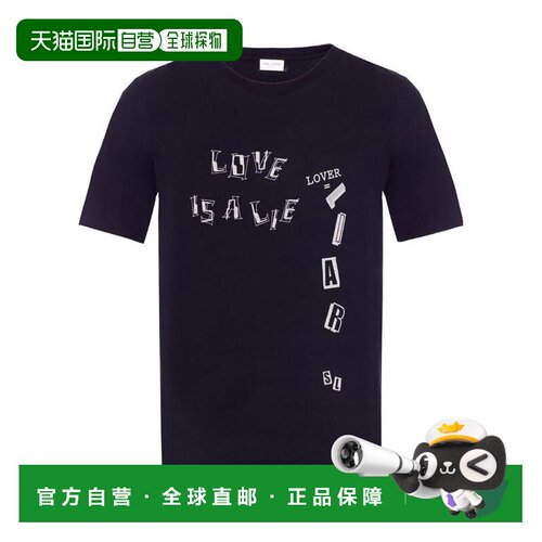 香港直邮Saint Laurent 字母印花T恤 529609YB2UY短袖