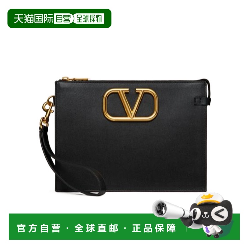 香港直邮Valentino VLOGO 标志性手拿包 YP0P09LMG斜挎包单肩包