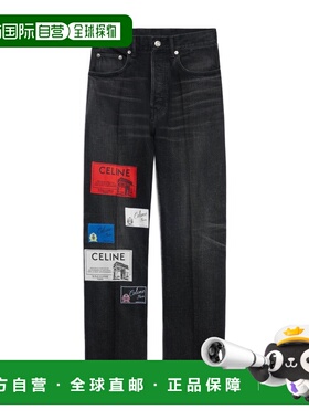 Celine 腰带袢牛仔裤 RP0ZC932F.直筒裤