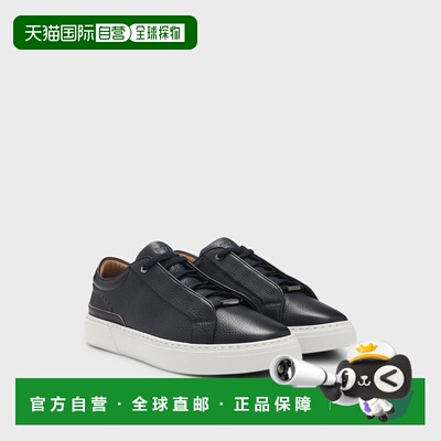 自营欧洲直邮HUGO BOSS雨果BOSS BLACK Gary 粒面皮革运动鞋 配有