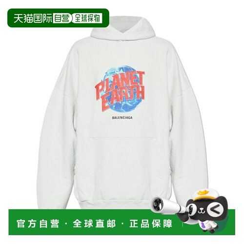 香港直邮Balenciaga Planet Earth连帽衫 803265TRVD1巴黎世家
