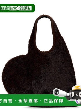 1h可退 香港直邮Coperni 女士 人造皮草心形手提包 COPBA14F9015