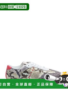 1h可退 香港直邮Marni 玛尼 女士 壓花繫帶運動鞋 SNZW020400P909