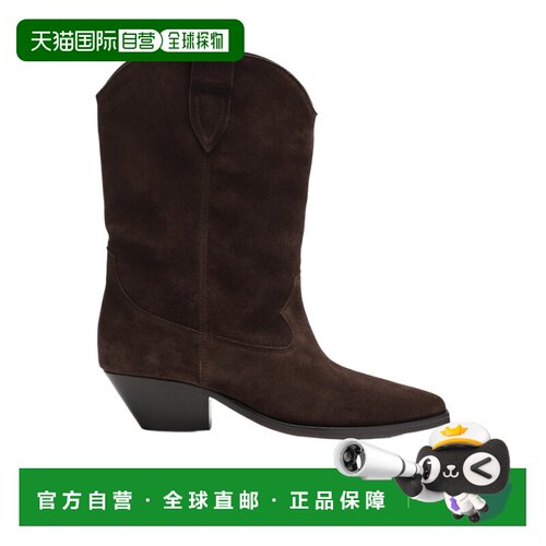 1h可退 Isabel Marant Duerto Chocolate 短靴 PBO0003FAA1A03S