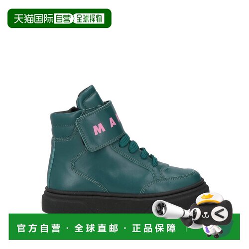 1h可退 香港直邮Marni 玛尼 女童 脚踝靴童鞋 green绿色 舒适时尚