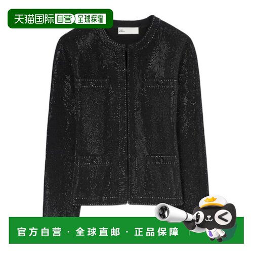 1h可退 香港直邮Tory Burch 缀饰开衫 176306汤丽柏琦