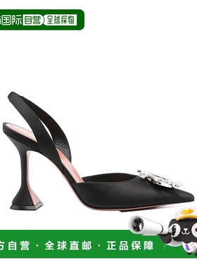 香港直邮Amina Muaddi 露跟高跟鞋 C9S343855BEG