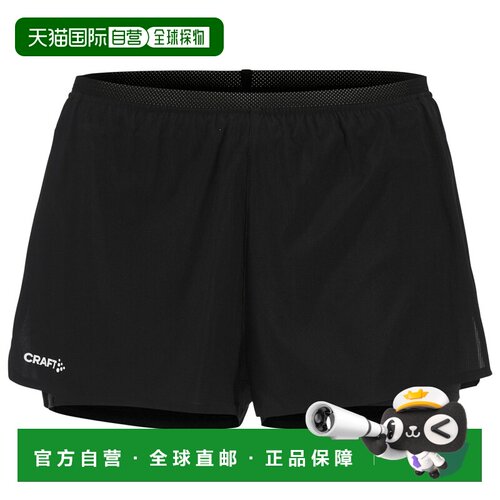欧洲直邮CRAFT 男士短裤 0124135BLACK CO 黑色 【付后1h可退】