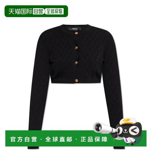 香港直邮VERSACE 女士外套 10110201A159781B000 SS2026 黑色
