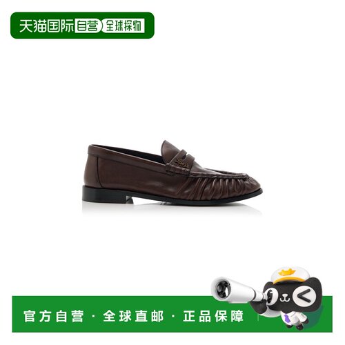 美国直邮Saint Laurent 圣罗兰 女士 Le 皮质乐福鞋女鞋皮鞋