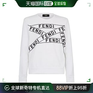 F0ZNM 卫衣 FAF535AD3R 帽衫 香港直邮FendiFENDI 其他白色男士