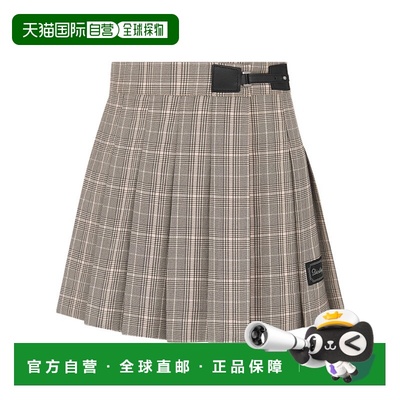 香港直邮Dior 褶裥半身裙 5WBM11SKTP迪奥