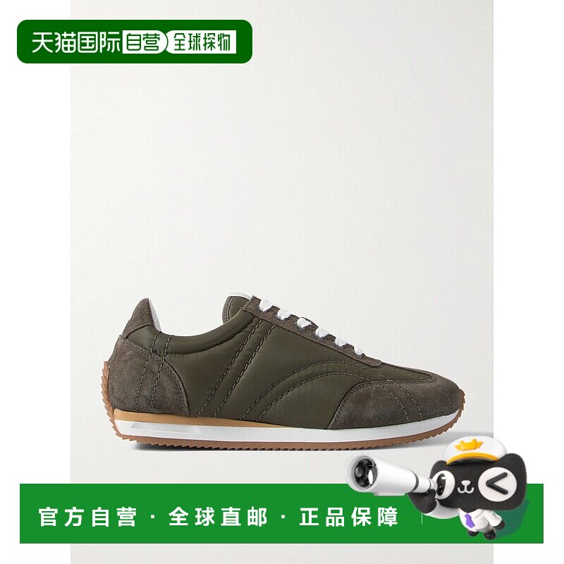 1h可退 香港直邮toteme 女士 絎縫繫帶運動鞋 251WAS1544FB0137