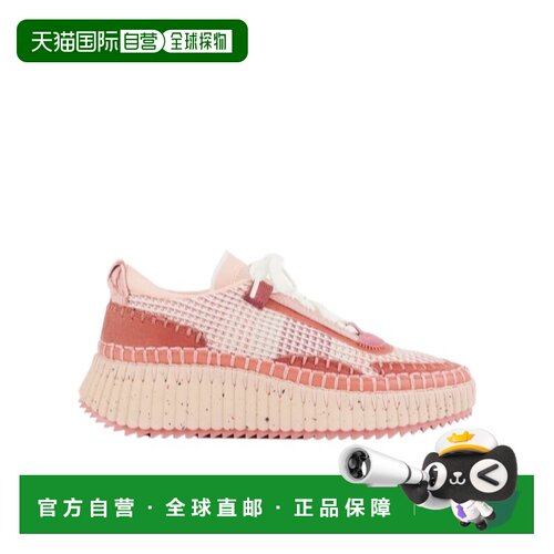 1h可退 香港直邮CHLOÉ 女士运动鞋 C22S579Y06C8 SS2025 粉红色 C