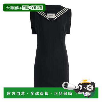 香港直邮Coperni 女士 Uniform 斜纹布迷你连衣裙