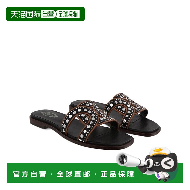 香港直邮Tod's 方头拖鞋 XXW70K0HZ50MID凉鞋